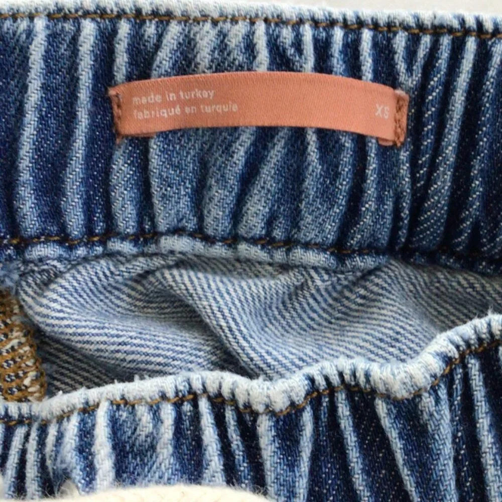 Anthropologie Drawstring Utility Jeans Sz XS - Picture 8 of 9
